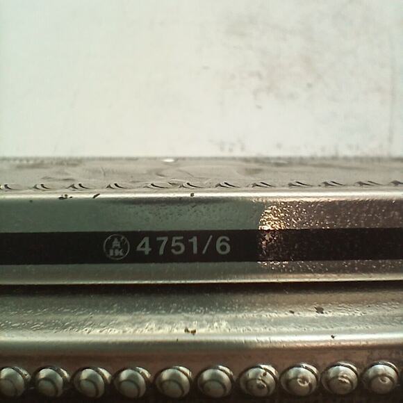 Vintage Elite England Tin Jewelry Storage Box 3D Embosssed Nautical Ships 4751/6 - Picture 12 of 14